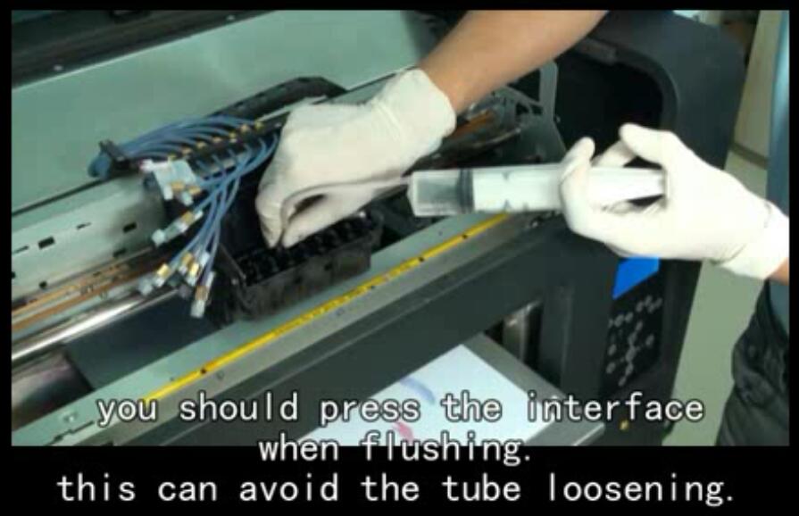 How to flush the clogged epson printhead? Acro Technology